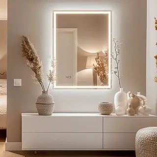 Зеркало с подсветкой DQ Франкфурт (Frankfurt) DQMFRA10080 100x80 см