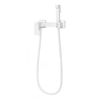 Гигиенический душ со смесителем Hansberge Cubito H0077WW белый