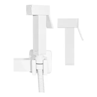 Гигиенический душ со смесителем Hansberge Cubito H0077WW белый