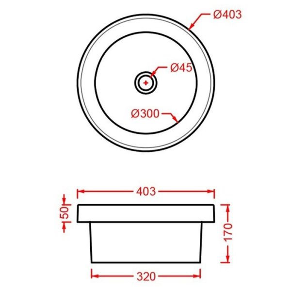 Раковина ArtCeram Fuori Scala TFL032 01 00 белая 40.3 см