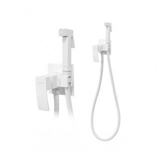 Гигиенический душ со смесителем Hansberge Cubito H3077WW белый