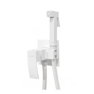 Гигиенический душ со смесителем Hansberge Cubito H3077WW белый