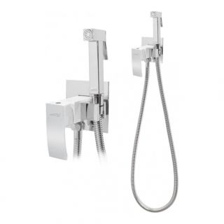 Гигиенический душ со смесителем Hansberge Cubito H3077W белый/хром