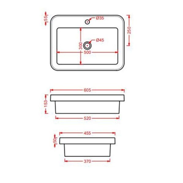 Раковина ArtCeram FUORI SCALA TFL034 01 00 белая 60 см