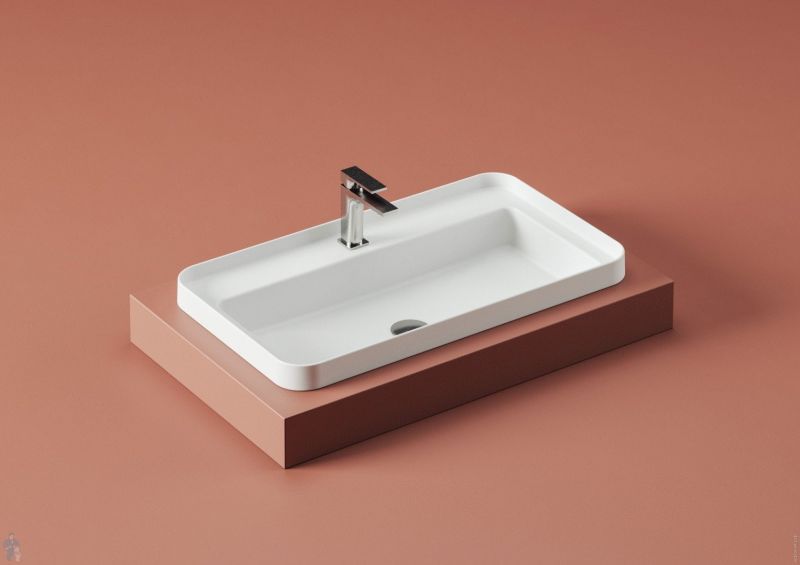 Раковина ArtCeram Fuori Scala TFL034 15 00 grigio oliva *1 grigio oliva 60.5 см