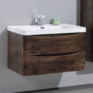 Тумба под раковину BelBagno подвесная 80x45см Rovere Moro ANCONA-N-800-2C-SO-RW