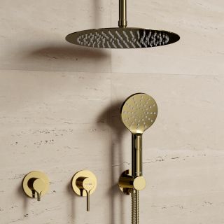 Душевой комплект WasserKRAFT Rhein 9951.99DVR2.234.263.444.197.348PG золото