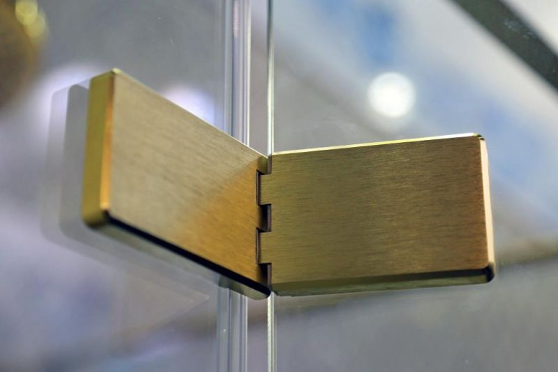 Душевой уголок Cezares Bellagio 120x100см брашированное золото BELLAGIO-AH-1-120/100-C-BORO