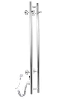 Полотенцесушитель электрический Domoterm Танго DMT 109-V2 14x92 EK L хром Полотенцесушитель электрический Domoterm Танго DMT 109-V2 14x92 EK L хром