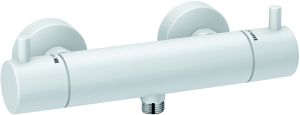 Смеситель для душа Kludi Bozz 352035338 с термостатом белый матовый