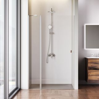 Душевая дверь  AM.PM Sunny W87G-120-1P-MT прозрачное стекло профиль серебристый 120x190