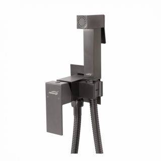 Гигиенический душ со смесителем Hansberge Cubito H3077BG графит