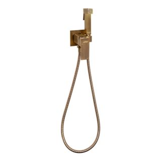 Гигиенический душ со смесителем Hansberge Cubito H3077BR бронза