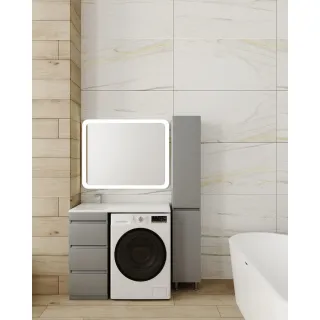 Тумба под раковину Style Line Даллас СС-00002605 серый 38 см