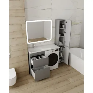 Тумба под раковину Style Line Даллас СС-00002609 серый 53 см