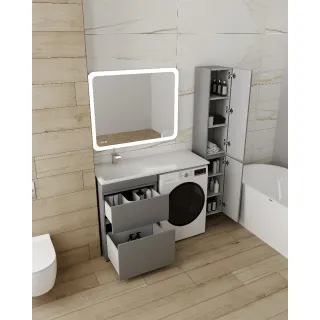 Тумба под раковину Style Line Даллас СС-00002611 серый 58 см