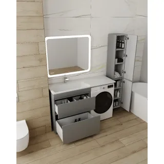 Тумба под раковину Style Line Даллас СС-00002614 серый 77 см
