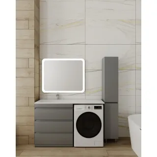 Тумба под раковину Style Line Даллас СС-00002615 серый 77 см