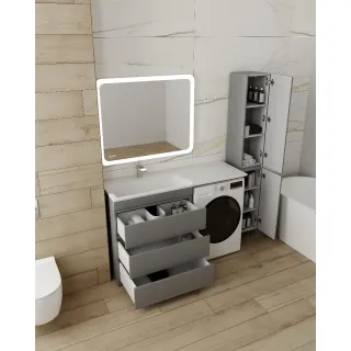Тумба под раковину Style Line Даллас СС-00002615 серый 77 см