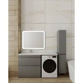 Тумба под раковину Style Line Даллас СС-00002616 серый 85 см