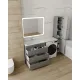 Тумба под раковину Style Line Даллас СС-00002617 серый 85 см