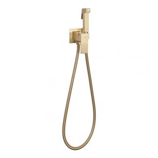 Гигиенический душ со смесителем Hansberge Cubito H3077MG золото матовое
