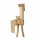 Гигиенический душ со смесителем Hansberge Cubito H3077MG золото матовое