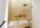 Акриловая ванна с подсветкой Riho Still Shower LED B103003005 180х80см светодиоды и подголовник справа белый