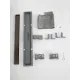 Душевой лоток BelBagno Marino BB-LD-MARINO-80-GM 80 см оружейная сталь