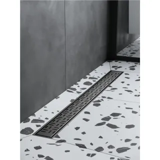 Душевой лоток BelBagno Uno BB-LD-UNO-70-GM 70 см оружейная сталь