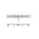 Душевой лоток BelBagno Uno BB-LD-UNO-80-CR 80 см хром