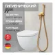 Гигиенический душ со смесителем Hansberge Nordic H3099MG золото матовое