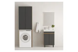 Шкаф Onika Милтон 67 306705  серый дуб сонома