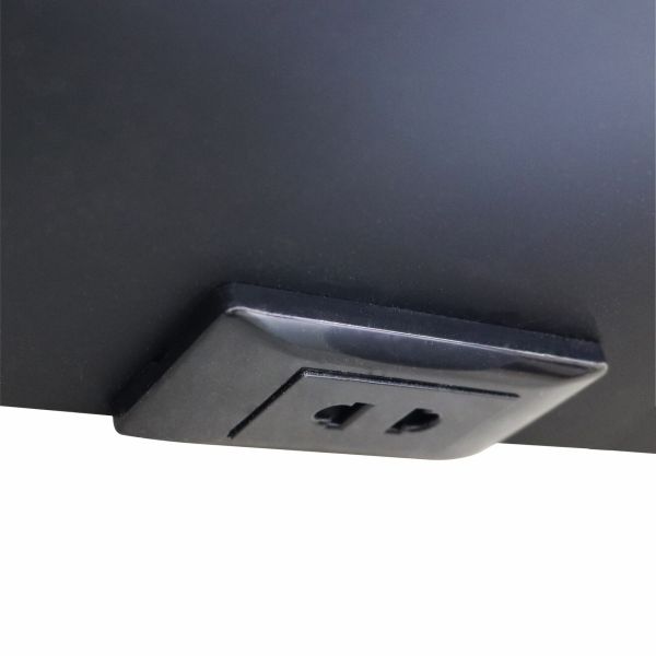 Зеркало-шкаф Reflexion Black 76 RF2002BL с  подсветкой 76х85