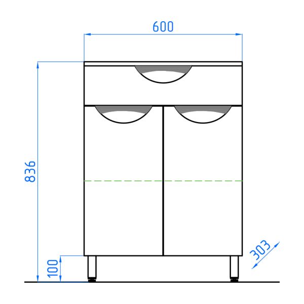 Комод Style Line Жасмин 60 ЛС-00000335