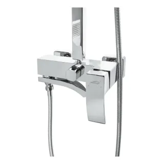 Душевая стойка Hansberge Cubito H5077C1 хром