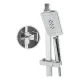 Душевая стойка Hansberge Cubito H5077C1 хром