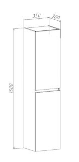 Пенал Runo крафт дуб Бари (00-00001388) Пенал Runo крафт дуб Бари (00-00001388)
