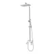 Душевая стойка Hansberge Cubito H5077W1 белый/хром