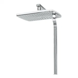 Душевая стойка Hansberge Cubito H5077W1 белый/хром