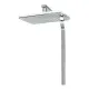 Душевая стойка Hansberge Cubito H5077W1 белый/хром