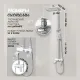 Душевая стойка Hansberge Cubito H5077W1 белый/хром