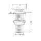 Донный клапан для раковины Artceram ACA038 38 00 avio Донный клапан для раковины Artceram ACA038 38 00 avio