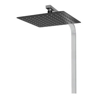 Душевая стойка Hansberge Cubito H5077BC чёрный/хром