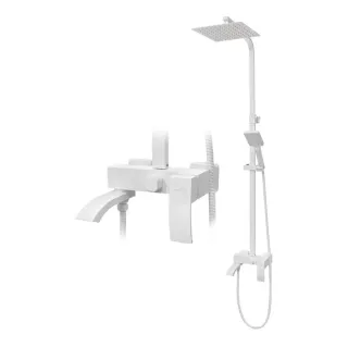 Душевая стойка Hansberge Cubito H5077WW белый