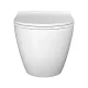 Унитаз подвесной VitrA Mia Round (Мия Раунд) 7510B003-0075 безободковый SmoothFlush (Смусфлаш) антибактериальное покрытие Hygiene (Хайджн)