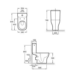 Крышка  Jacob Delafon STRUKTURA E70024-00