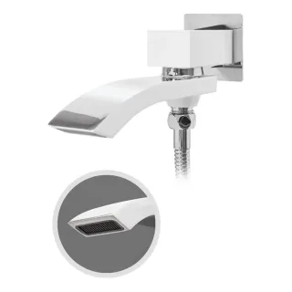 Душевой комплект Hansberge Cubito H6077W белый/хром