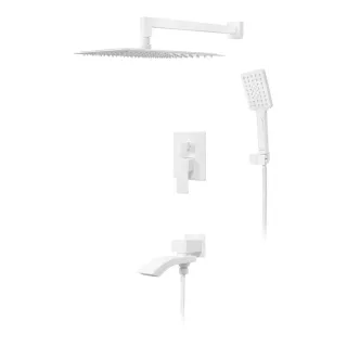 Душевой комплект Hansberge Cubito H6077WW белый