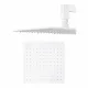 Душевой комплект Hansberge Cubito H6077WW белый